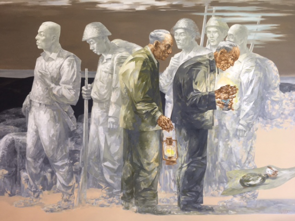 Triển lãm Mỹ thuật kỷ niệm 70 năm ngày Chiến thắng Điện Biên Phủ  -4