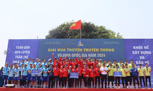 TP Hồ Chí Minh xếp Nhất toàn đoàn giải Đua thuyền truyền thống vô địch quốc gia  -0