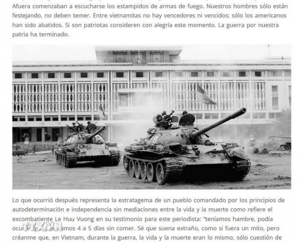 Báo chí Argentina đưa tin đậm về Ngày thống nhất đất nước của dân tộc Việt Nam -0