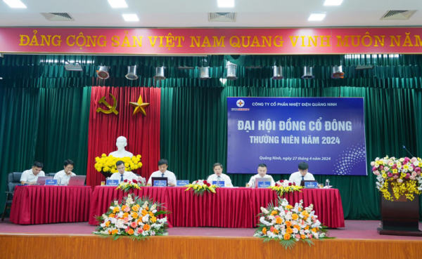 Công ty cổ phần Nhiệt điện Quảng Ninh tổ chức thành côngĐại hội đồng cổ đông thường niên năm 2024 -0