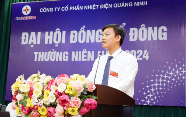 Công ty cổ phần Nhiệt điện Quảng Ninh tổ chức thành côngĐại hội đồng cổ đông thường niên năm 2024 -1