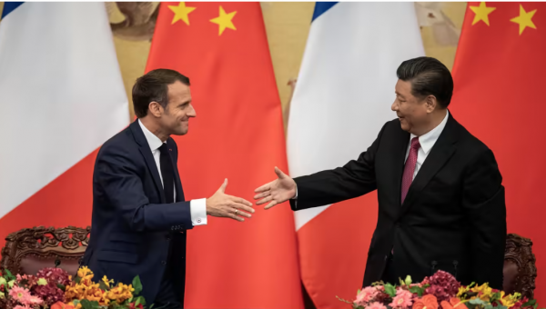 Ông Macron truyền thông điệp trước chuyến công du châu Âu của ông Tập Cận Bình  -0