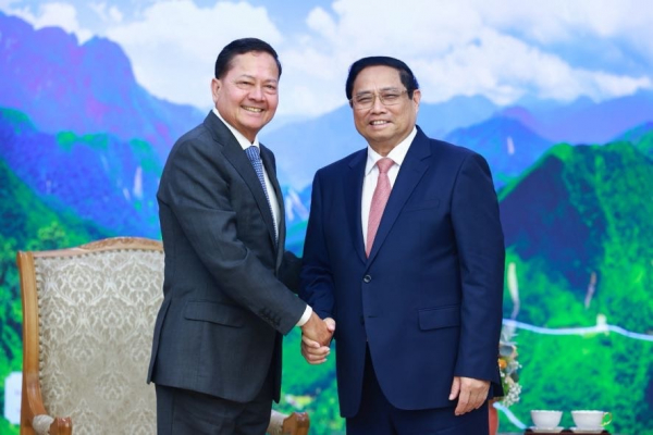 Thủ tướng Chính phủ Phạm Minh Chính tiếp Phó Thủ tướng Campuchia Neth Savoeun -0
