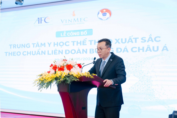 AFC công nhận Trung tâm y học thể thao Vinmec xuất sắc theo chuẩn AFC -0