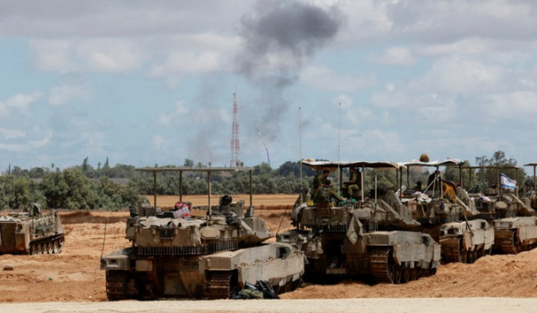 Xe tăng Israel tiến vào Rafah -0