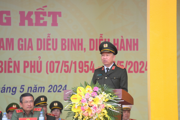 Lực lượng CAND hoàn thành xuất sắc nhiệm vụ diễu binh, diễu hành trong Lễ Kỷ niệm 70 năm Chiến thắng Điện Biên Phủ -0
