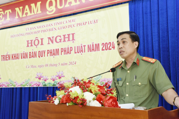 Cà Mau triển khai thi hành các văn bản quy phạm pháp luật năm 2024 -0