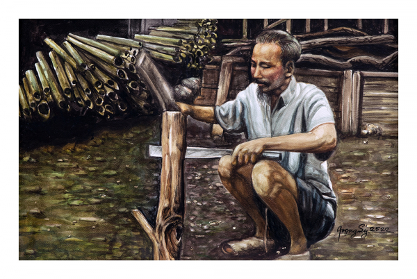Triển lãm 55 tác phẩm về Bác Hồ của họa sĩ Việt kiều -5