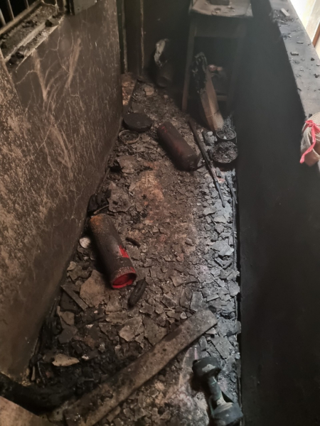 Ám ảnh hiện trường vụ cháy khiến khoảng 14 người tử vong tại Cầu Giấy, Hà Nội -2