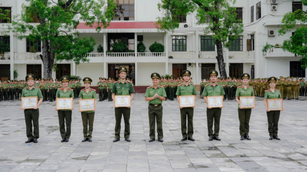 Sôi nổi Hội thi Chủ nhiệm trung đội giỏi tại Học viện ANND -0