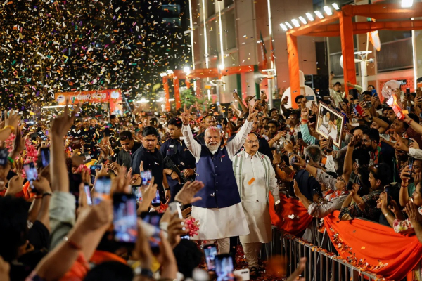 Thủ tướng Modi tuyên bố chiến thắng bầu cử ở Ấn Độ -0