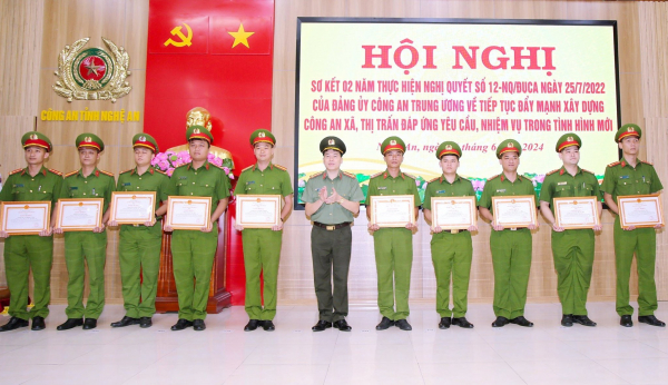 Công an Nghệ An sơ kết 2 năm thực hiện Nghị quyết số 12 của Đảng ủy Công an Trung ương -0