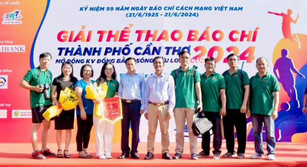 Agribank đồng hành cùng Giải thể thao báo chí TP Cần Thơ mở rộng ĐBSCL năm 2024 -2