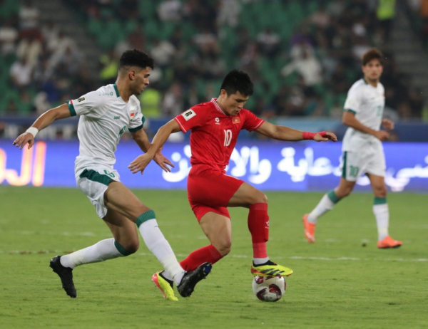 Tuấn Hải ghi bàn cuối cùng cho Việt Nam tại Vòng loại World Cup 2026 -0
