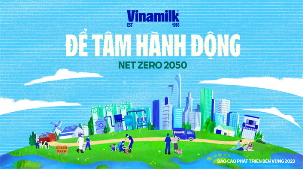 Vinamilk công bố báo cáo phát triển bền vững, chọn chủ đề “NET ZERO 2050” -0