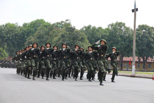 Hơn 320 học viên đào tạo văn bằng 2 các học viện, trường CAND hoàn thành huấn luyện đầu khoá -1