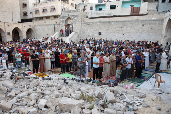 Phút bình yên mong manh ở Dải Gaza -0