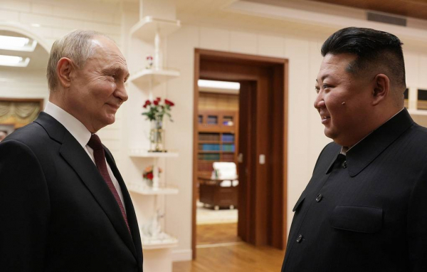 Tổng thống Nga Putin đến thăm Triều Tiên -0