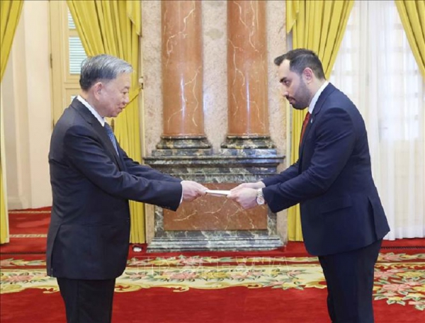 Chủ tịch nước Tô Lâm tiếp Đại sứ các nước trình Quốc thư -0