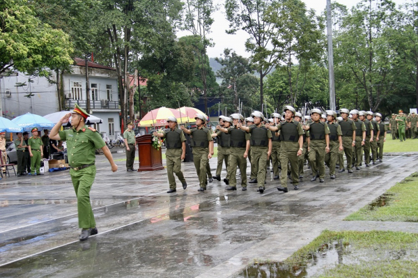 Công an tỉnh Lào Cai chuẩn bị Lễ ra mắt Lực lượng tham gia bảo vệ ANTT ở cơ sở -0