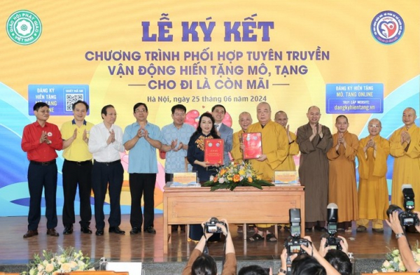 Lan toả phong trào hiến mô, tạng toàn thể tăng ni, phật tử -0