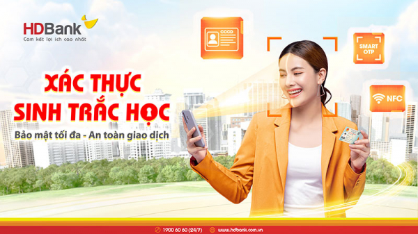 HDBank triển khai xác thực sinh trắc học để tăng cường an toàn giao dịch cho khách hàng -0