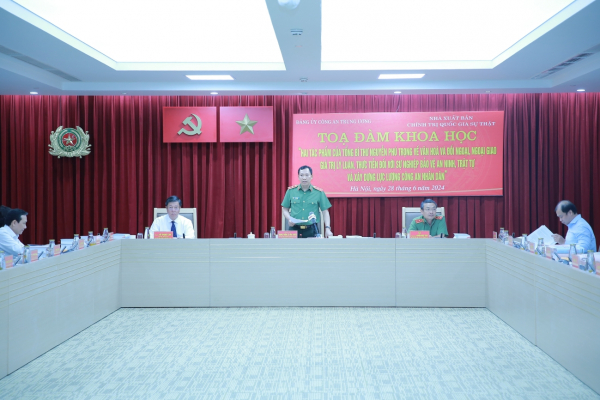 Những giá trị lớn lao từ các tác phẩm của Tổng Bí thư Nguyễn Phú Trọng đối với lực lượng CAND -0