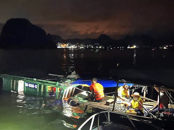 Chủ tàu tử vong trong khoang tàu cá chìm trên biển Vân Đồn -0