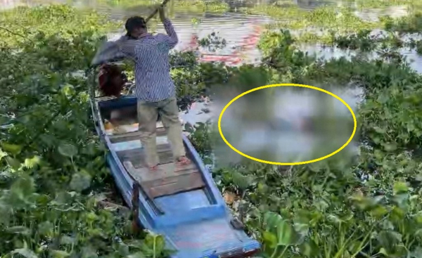 Bé trai mất tích 2 ngày dưới sông Sài Gòn được tìm thấy nổi trong đám lục bình -1
