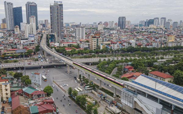 Từ 6/7: Rào chắn gầm cầu vượt Nguyễn Chí Thanh thi công metro Nhổn - ga Hà Nội -0