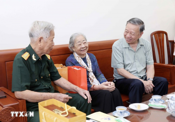 Chủ tịch nước Tô Lâm gặp mặt lãnh đạo chủ chốt tỉnh An Giang -0