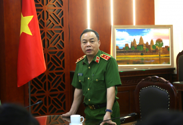 Thứ trưởng Trần Quốc Tỏ kiểm tra công tác tổ chức Kỳ thi đánh giá của Bộ Công an năm 2024 -0