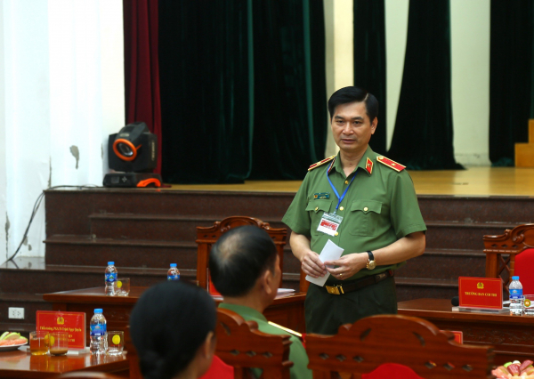 Thứ trưởng Trần Quốc Tỏ kiểm tra công tác tổ chức Kỳ thi đánh giá của Bộ Công an năm 2024 -0