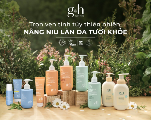 Amway Việt Nam ra mắt dòng sản phẩm chăm sóc cơ thể g&h mới -0