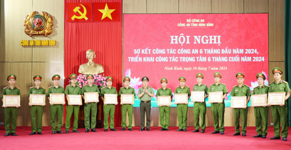 Công an các đơn vị, địa phương tổ chức hội nghị sơ kết công tác 6 tháng đầu năm 2024 -0