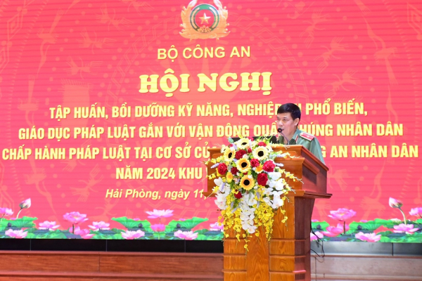 Khai mạc tập huấn nghiệp vụ phổ biến pháp luật năm 2024 trong CAND -0