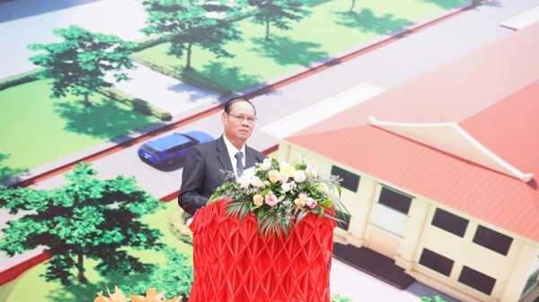 Bộ trưởng Lương Tam Quang dự lễ động thổ trung tâm cai nghiện ma túy tại Lào -0