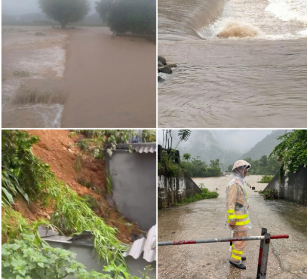 Công an tỉnh Hòa Bình nỗ lực giúp nhân dân khắc phục hậu quả mưa lũ -0