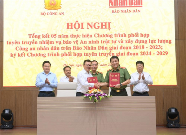 MPS, Nhan Dan Newspaper renew information coordination programme for 2024 – 2029 period -0