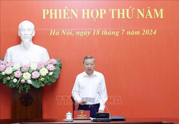 Chủ tịch nước Tô Lâm chủ trì phiên họp thứ 5 Hội đồng Quốc phòng và An ninh -0