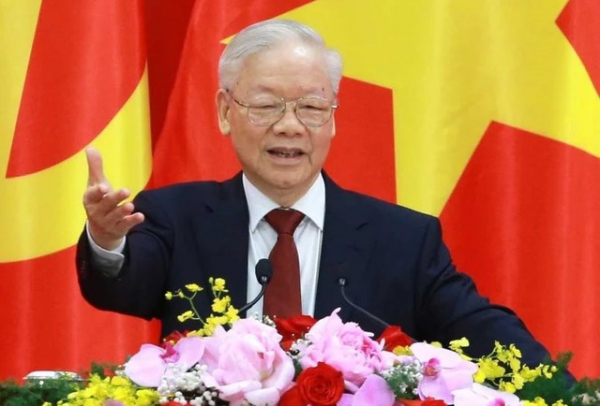 Tổng Bí thư Nguyễn Phú Trọng được trao tặng Huân chương Sao Vàng -0