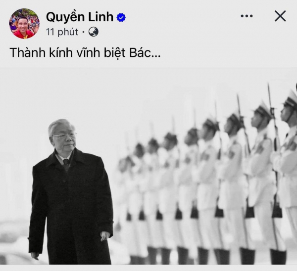 Mạng xã hội Việt Nam nhuộm đen kính tiễn Tổng Bí thư Nguyễn Phú Trọng -2
