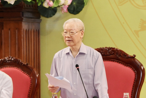 Dấu ấn của Tổng Bí thư Nguyễn Phú Trọng tại các hội nghị Đảng uỷ Công an Trung ương -2