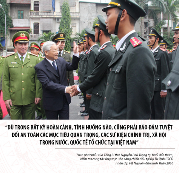 Tổng Bí thư Nguyễn Phú Trọng với lực lượng Công an nhân dân -0