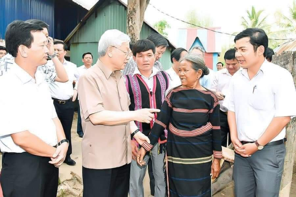 Tổng Bí Thư Nguyễn Phú Trọng trong lòng đồng bào các dân tộc Tây Nguyên -0