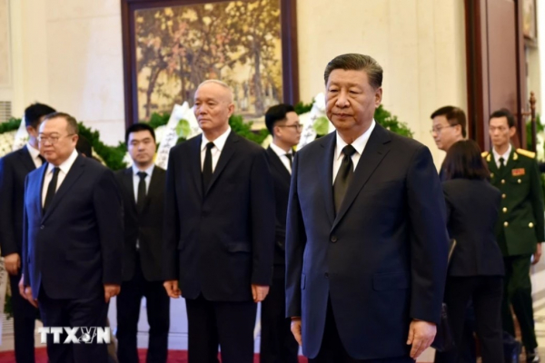 Tổng Bí thư, Chủ tịch Trung Quốc viếng Tổng Bí thư Nguyễn Phú Trọng -0