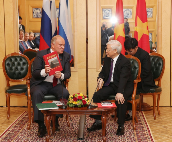 Lãnh đạo Đảng Cộng sản LB Nga: Tổng Bí thư Nguyễn Phú Trọng là một nhà yêu nước vĩ đại -0