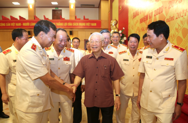 Niềm tin và tình cảm sâu sắc của Tổng Bí thư Nguyễn Phú Trọng đối với lực lượng CAND -1