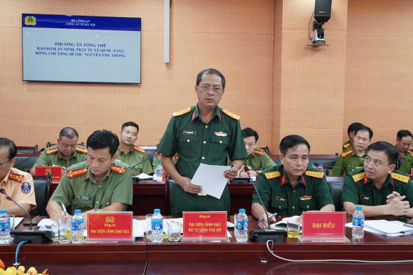 Đảm bảo tuyệt đối an ninh, an toàn Lễ Quốc tang Tổng Bí thư Nguyễn Phú Trọng -1
