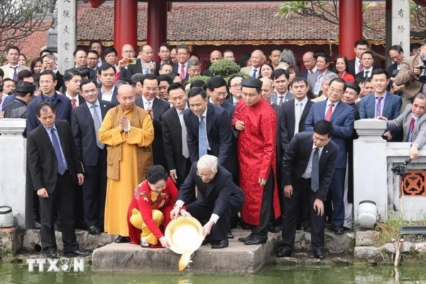 Kiều bào mãi lưu giữ hình ảnh Tổng Bí thư Nguyễn Phú Trọng -0